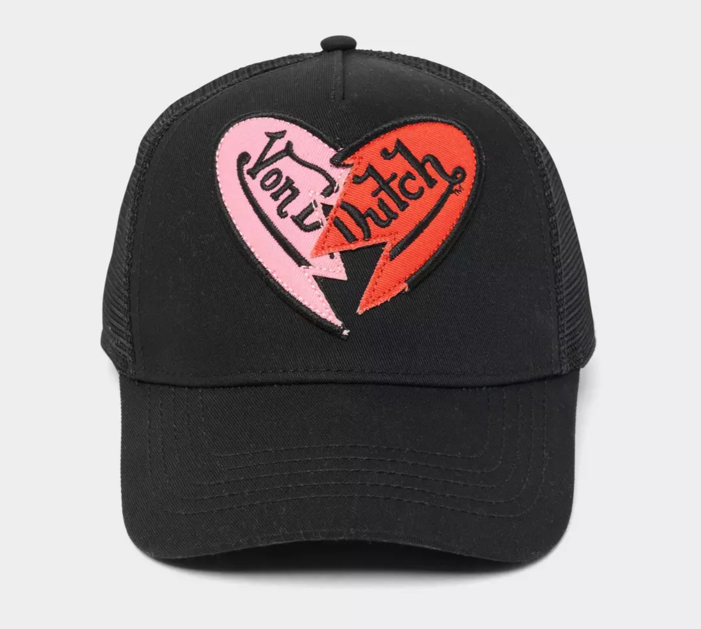 Von Dutch Heart Break Black Trucker